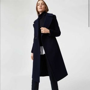 Daylina Wool Coat in Navy